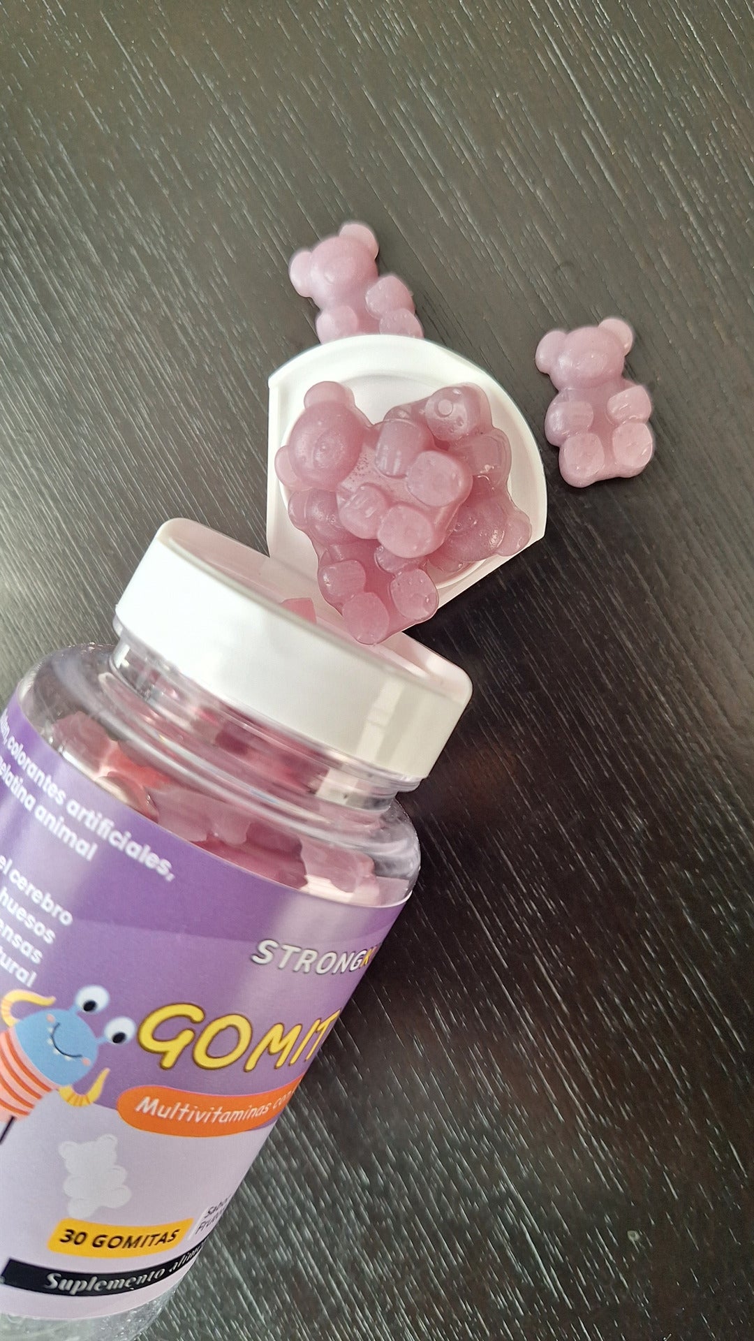 Gomitas Multivitamínicas Niños Con Omega3 Frutos Rojos